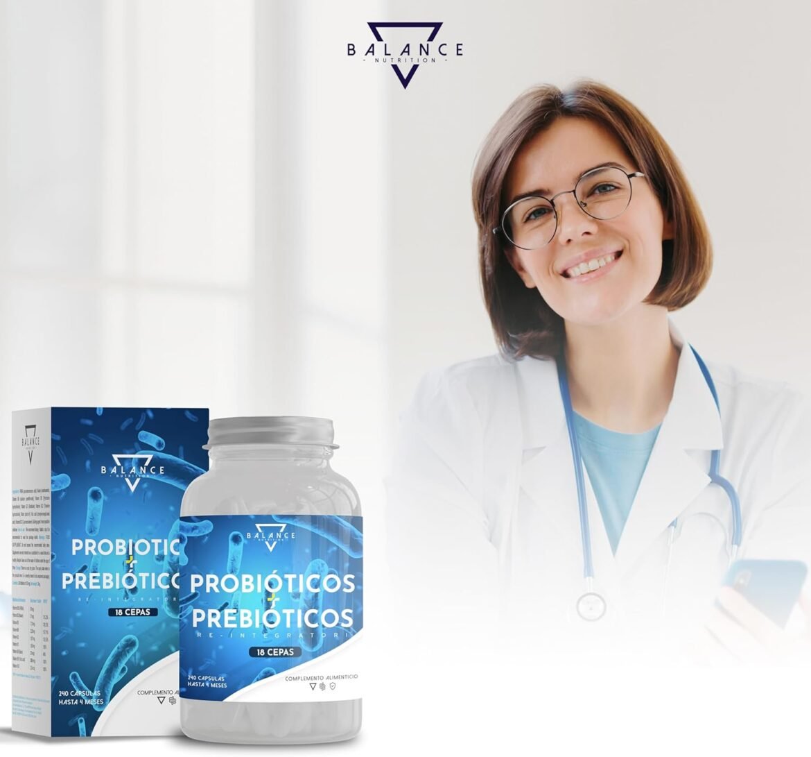 Balance Nutrition: Probióticos y Prebióticos Intestinales (18 Cepas)