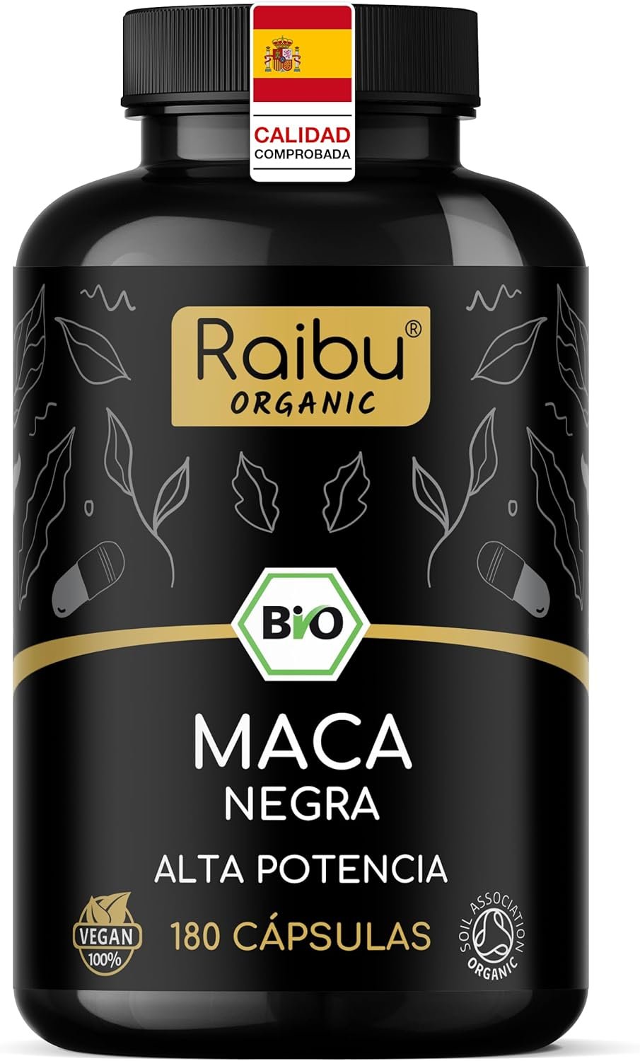 Maca Negra Peruana BIO de RAIBU: energía, concentración y equilibrio natural