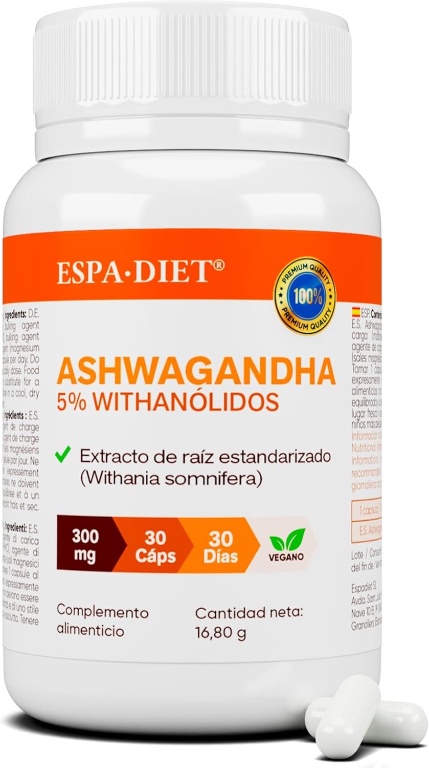 Ashwagandha de Alta Potencia 300mg – Bienestar Natural para Cuerpo y Mente