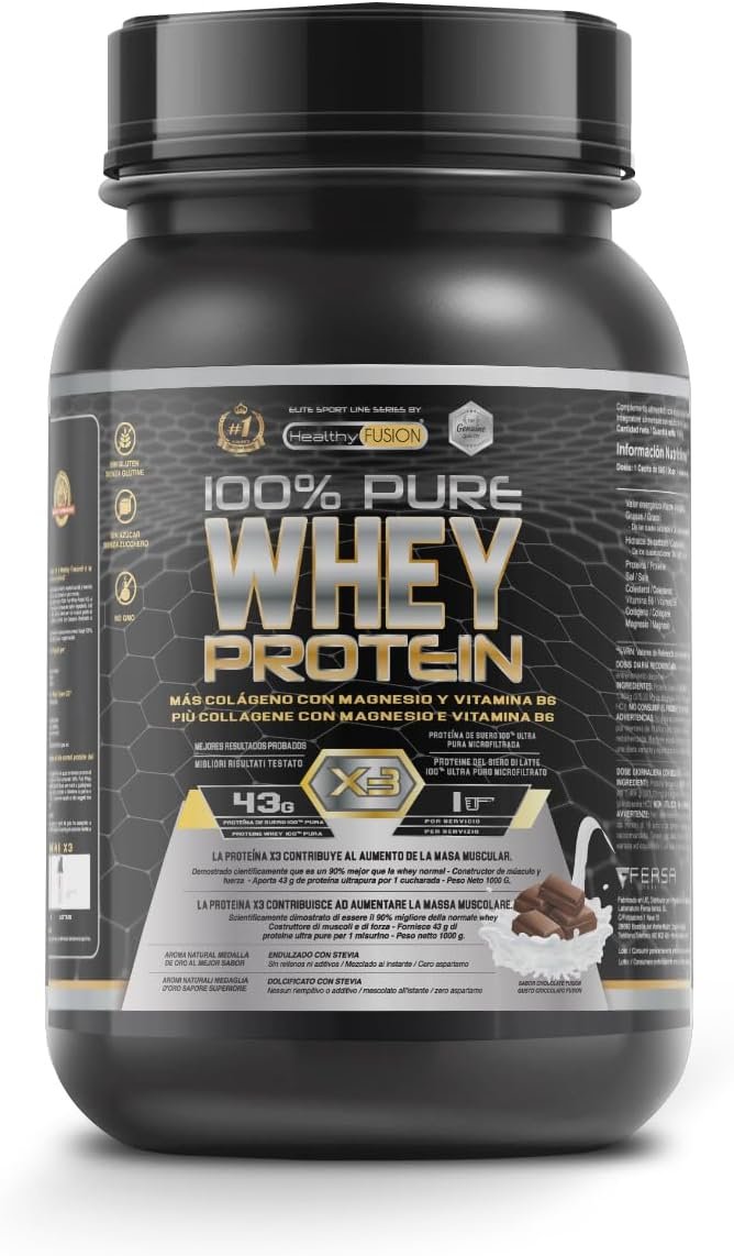 Healthy Fusion Whey Protein + Colágeno & Magnesio: Más Allá de la Proteína Whey