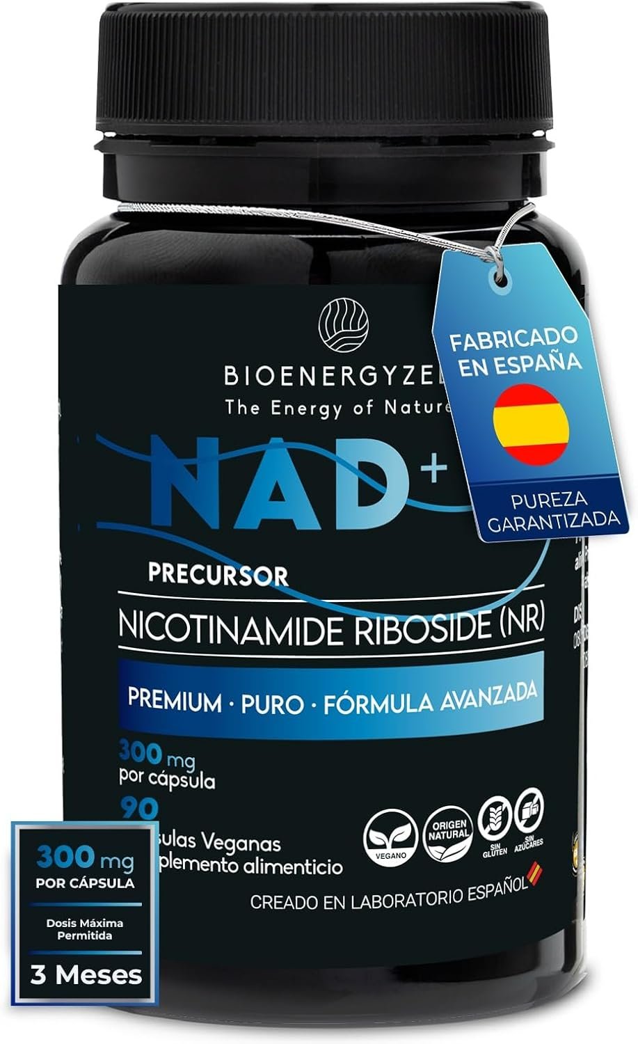 BioEnergyzed® NAD Puro Alta Absorción: Impulsa tu Energía y Combate el Envejecimiento Celular